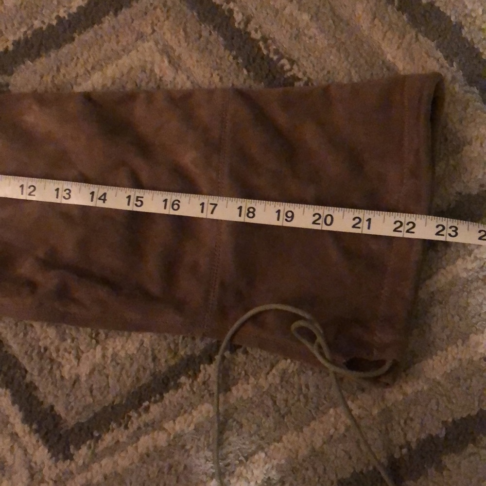 FOREVER 21 Faux Suede Taupe Over the Knee Boots - Picture 6 of 7